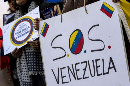 La situación en Venezuela es crítica y la comunidad internacional quiere una salida pacífica.-EPA/ANSA