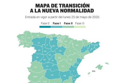 Mapa de transición a la nueva normalidad