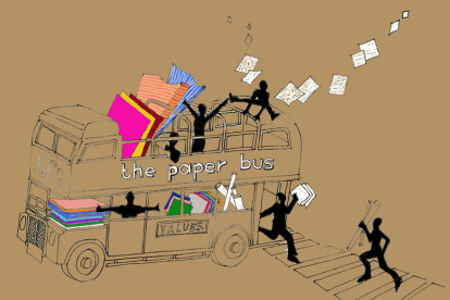 Imagen de The Paper Bus.-