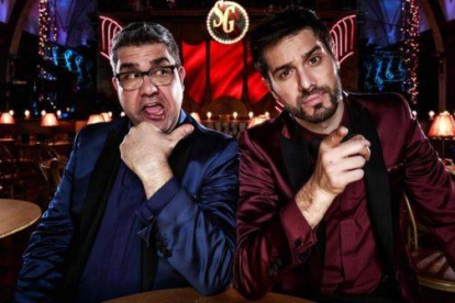 Florentino Fernández y Dani Martínez, en 'Sopa de gansos'.-Foto: MEDIASET / ROBERTO GARVER
