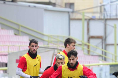 Imagen de un entrenamiento del Burgos CF en El Plantío.-RAÚL G. OCHOA