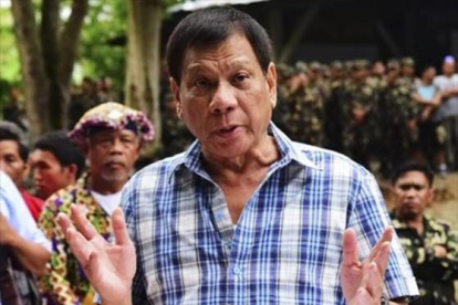 Rodrigo Duterte.-AFP / NOEL CELIS