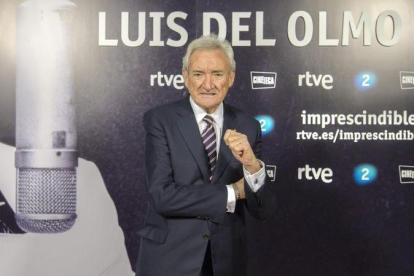 Luis del Olmo, en la presentación del especial que le dedica TVE en el programa Imprescindibles.-EL PERIÓDICO