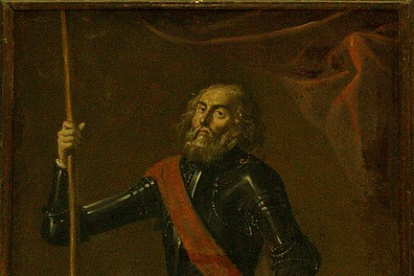 Fernán González, Señor de Castilla. Obra de Juan Ricci. Monasterio de San Millán de Yuso.