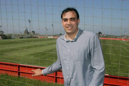 Raúl Lozano en su etapa con el Sporting de Gijón.-