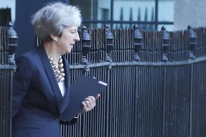 Theresa May.-AFP