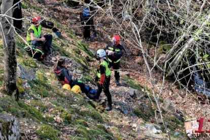 Rescate de una senderista herida en Santa Cruz del Valle Urbión. 112 JCYL