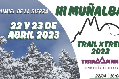 Cartel del III Muñalba Trail. ECB