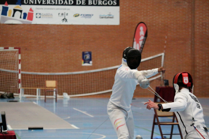 Campeonato de España de Esgrima celebrado en las instalaciones de la Universidad de Burgos. UBU