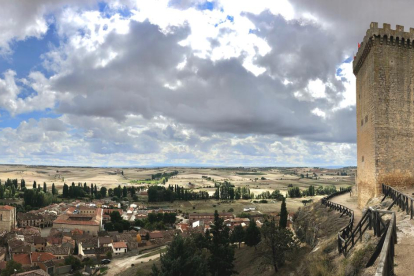 Las vistas desde el castillo de Peñaranda son únicas