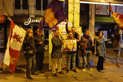 EV-PCAS-TC comienza la campaña electoral brindando con vino del
Arlanza