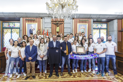 Imagen del acto celebrado en el Ayuntamiento de Burgos.