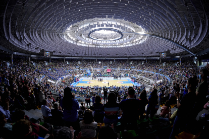 Imagen del Coliseum durante un partido de San Pablo Burgos