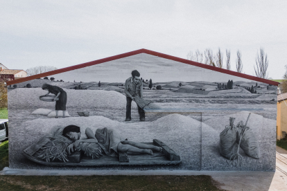 Nuevos murales creados por Christian Sasa en la provincia y la capital.