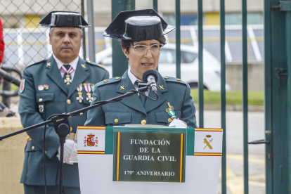 Celebración del 179 aniversario de la Guardia Civil en Burgos.
