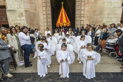 Presencia infantil en la procesión del Corpus 2023.