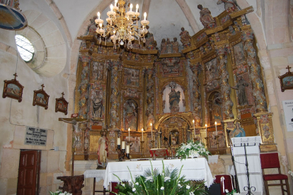 Imagen del retablo de la iglesia de Masa