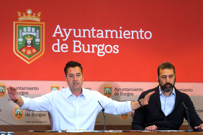 Daniel de la Rosa y Daniel Garabito defienden el proyecto Burgos Río.
