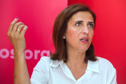 Esther Peña, candidata número 1 al Congreso por el PSOE de Burgos.