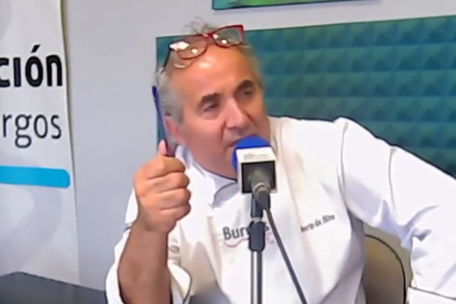 Roberto Da Silva, durante la entrevista en Radio Evolución.