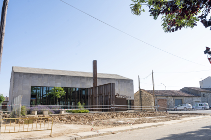 El edificio de la nueva sede Fundación Atapuerca ocupará un solar junto al actual.