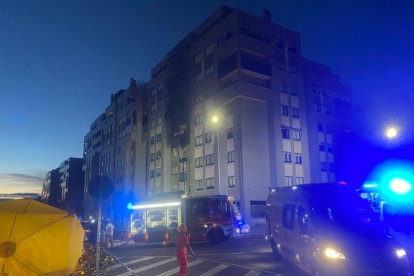 Explosión de gas en la calle Juan de Valladolid, en el barrio de Parquesol.