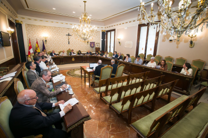 Instante del Pleno de la Diputación de Burgos.