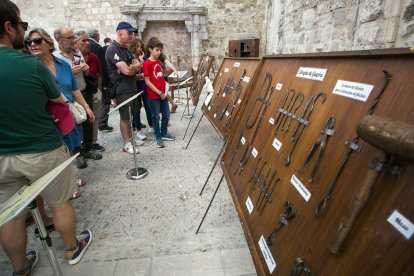 Instante de los talleres celebrados en el Monasterio de San Juan con motivo dentro de Burgos Cidiano.