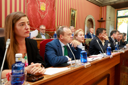 Un momento del Pleno municipal del Ayuntamiento de Burgos.