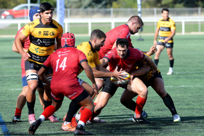 Imagen del partido entre el Recoletas Burgos y el Caja Rural.