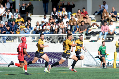 Imagen del partido entre el Recoletas Burgos y el Caja Rural.