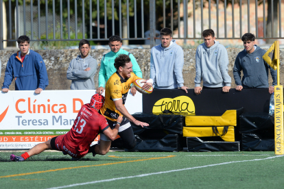 Imagen del partido entre el Recoletas Burgos y el Caja Rural.