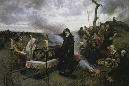 'Doña Juana la Loca', lienzo de Francisco de Pradilla (1877).