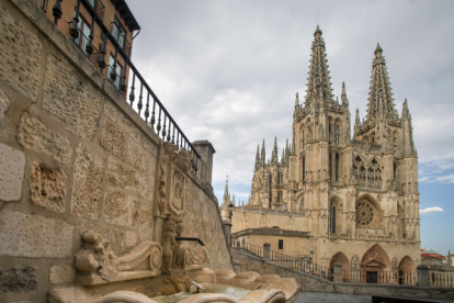 Vista de la Catedral de Burgos.