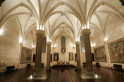 Interior de la sala capitular del monasterio de Las Huelgas.