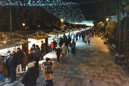 Mercado de navidad de Burgos.
