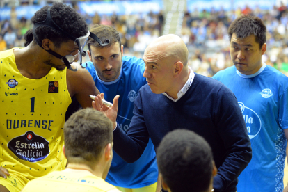 Imagen del partido entre el Longevida San Pablo Burgos y el Ourense.