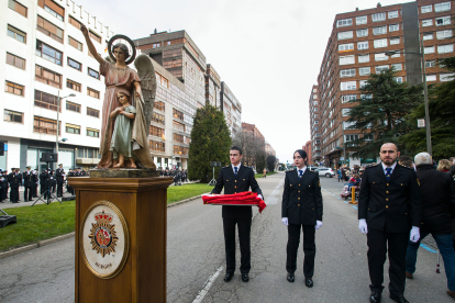 Instante del acto de celebración de los dos siglos de Policía Nacional.