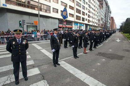 Instante del acto de celebración de los dos siglos de Policía Nacional.