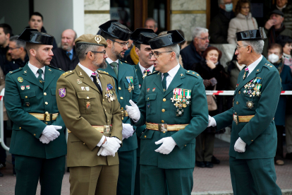 Instante del acto de celebración de los dos siglos de Policía Nacional.