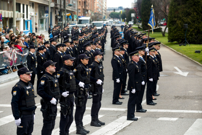 Instante del acto de celebración de los dos siglos de Policía Nacional.