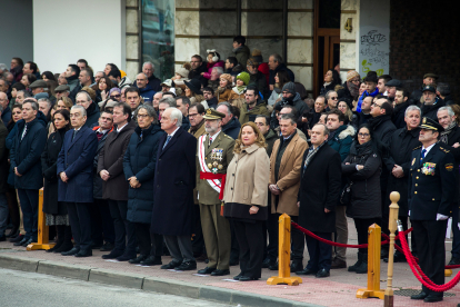 Instante del acto de celebración de los dos siglos de Policía Nacional.