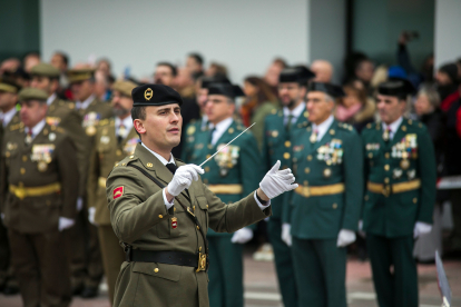 Instante del acto de celebración de los dos siglos de Policía Nacional.