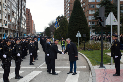 Instante del acto de celebración de los dos siglos de Policía Nacional.