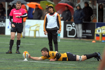 Imagen del partido entre el Recoletas Caja Rural y Santboiana.