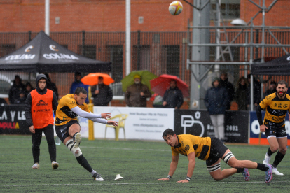 Imagen del partido entre el Recoletas Caja Rural y Santboiana.