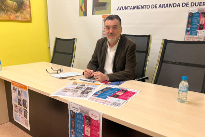 José Antonio Fuertes es el concejal de Cultura en el Ayuntamiento de Aranda