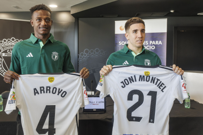 Anderson Arroyo y Joni Montiel, nuevos jugadores del Burgos CF.