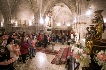Misa de la Luz en la iglesia Real y Antigua de Gamonal.
