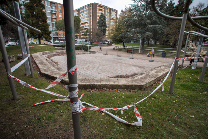 Evolución de los trabajos de remodelación del parque Félix Rodríguez de la Fuente, hasta inicios de febrero.